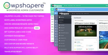 Wordpress Admin Theme - WPShapere