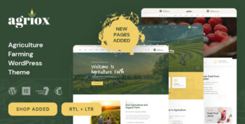 Agriox - Agriculture Farming WordPress Theme