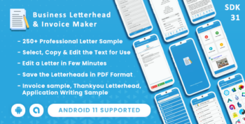 Business Letterhead and Invoice Maker(Android 11 Supported)
