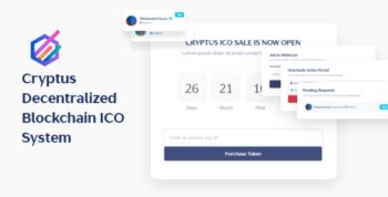 Cryptus - ICO Blockchain System with Solidity and Web3.js