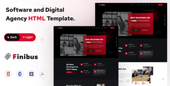 Finibus - Software and Digital Agency HTML Template