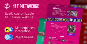 NFT Metaverse (NFT Collection website)