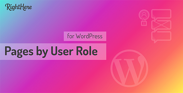 Pages by User Role for WordPress