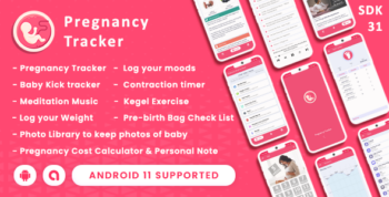 Pregnancy Tracker & Baby Kick Counter(Android 11 Supported)
