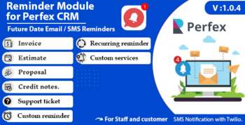 Reminder module for Perfex CRM