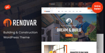 Renovar - Construction Company WordPress Theme