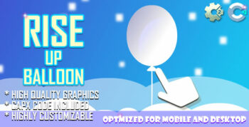 Rise Up Balloon (C2, C3, HTML5) Game.