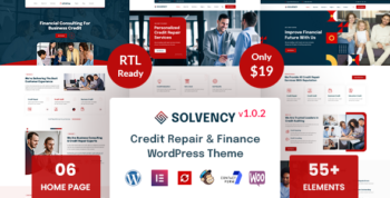 Solvency - Finance & Credit Repair WordPress Theme