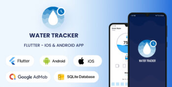 Drinking Water Reminder - Flutter Mobile App