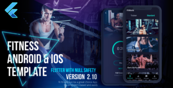 Fitness App Template  Android and iOS | Workout App | FLUTTER | Fit Fitness