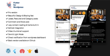 Flutter for Wordpress Pro