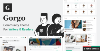 Gorgo - Multi-Purpose Collaborative Blog & Community BuddyPress Theme