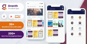 Granth - iOS EBook App Swift 4 + Admin panel
