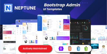 Neptune - Multipurpose Bootstrap Admin Dashboard  HTML Templates