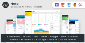 Nexa - Bootstrap4 Material Design Premium Admin Dashboard