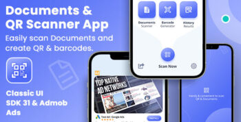 Document & QR Code Scanner - Document Scanner Android - QR Code Reader with Admob