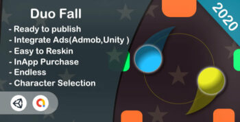 Duo Fall (Unity Game+Admob+iOS+Android)