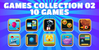 Game Collection 02 (CAPX | HTML5 | Cordova) 10 Games