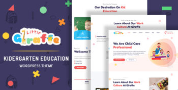 Giraffe - Kindergarten Education WordPress Theme
