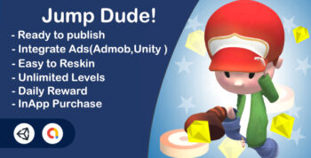 Jump Dude!(Unity Complete+Admob+InApp+Ultra Casual)