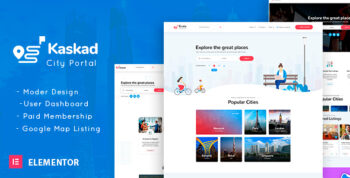 Kaskad - City Guide WordPress Theme