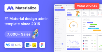 Materialize - MUI React Next.Js Admin Template