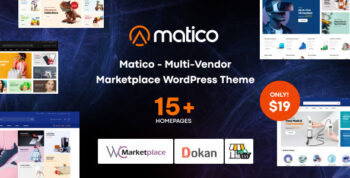 Matico - Multi Vendor Marketplace WordPress Theme