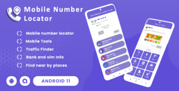 Mobile Number Locator and Find near by places(Android 11 Supported)