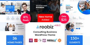 Reobiz - Consulting Business WordPress Theme