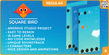 Square Bird (REGULAR) - ANDROID - BUILDBOX CLASSIC game