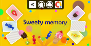 Sweety Memory Unity Casual Game With Admob ad For Android And iOS