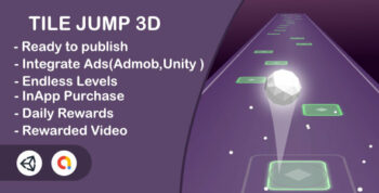 Tile Jump 3D (Unity Complete+Admob+Android+iOS)