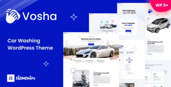Vosha - Car Washing WordPress Theme