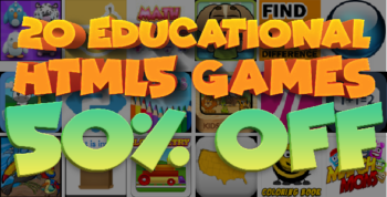 20 EDUCATIONAL GAMES - SUPER BUNDLE HTML5 GAMES (Construct 2)
