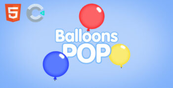 Balloons POP - HTML5 Game (Construct 3 / c3p)
