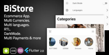 Bistore WooCommerce - Flutter E-commerce Full App