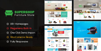 Supershop - Responsive WooCommerce Shopping WordPress Theme (6+ Homepage Layouts Ready)
