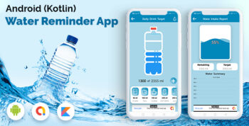 Android Water Reminder - Remind Drink Water (kotlin) (V_2)