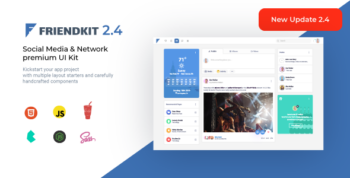 Friendkit - Social Media UI Kit