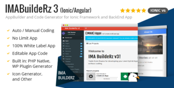 IMABuildeRz 3 - Ionic Mobile App Builder + Code Generator