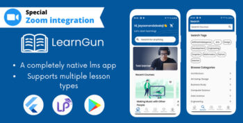 LearnGun - Learnpress LMS Flutter app