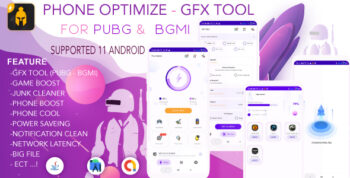 Phone Optimize - GFX Tool For PUBG and BGMI - RAM Boost - Game Booster