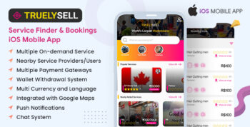 Truelysell - Service Marketplace, Nearby Service Booking IOS App