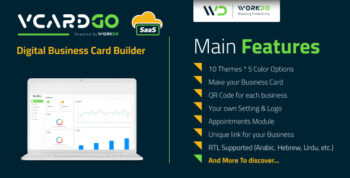 vCardGo SaaS - Digital Business Card Builder