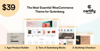 Cartify - WooCommerce Gutenberg WordPress Theme