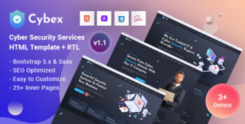 Cybex - Cyber Security Services HTML Template