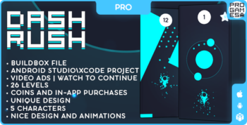 Dash Rush (PRO) - BUILDBOX CLASSIC - IOS - Android - Reward video