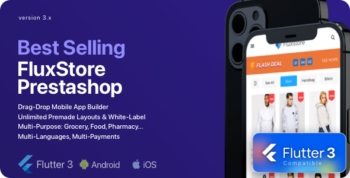 Fluxstore Prestashop - Flutter E-commerce Full App