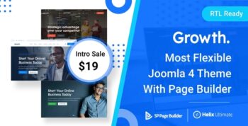 Growth - Responsive Multi-Purpose Joomla 4 Template