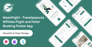 MaanFlight - Travelpayouts Affiliate Flight and Hotel Booking Flutter  Full App  Admob & Onesignal